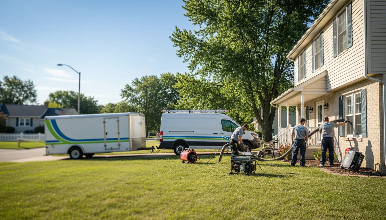 Flooded Basement Restoration And Cleanup With Repair in Merna, NE near me